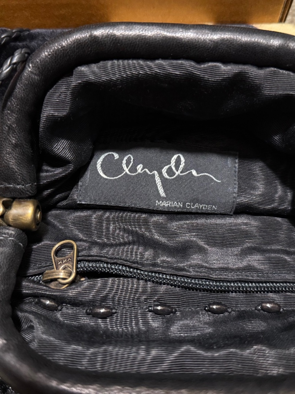 Marian Clayden Velvet Purse
